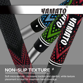 Yamato midsize standard grip on a club for a comfortable fit