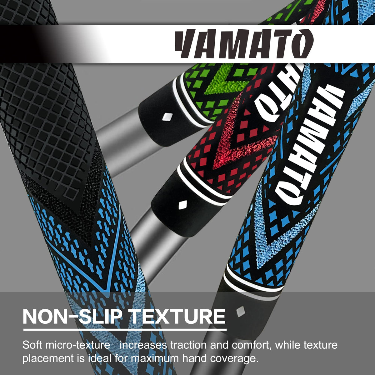 Yamato grips micro-texture tread pattern enhances grip in wet conditions