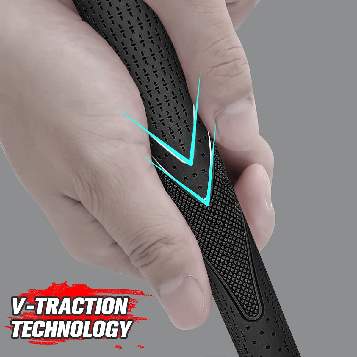 Rich natural rubber finish on Yamato grips signals durability and comfort.