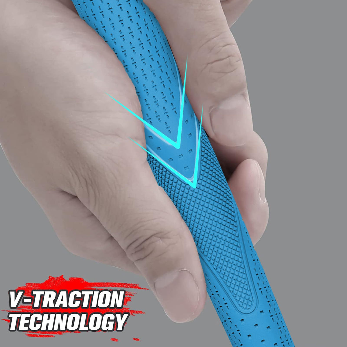 Grips compatible with standard junior cores for versatile clubs