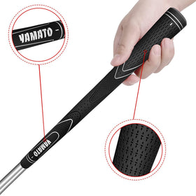 Yamato low-torque grips provide enhanced control for accurate shots during practice