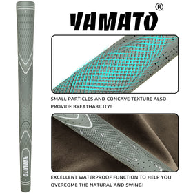 Yamato junior grips fit 0.500 inch junior shafts for easy replacement.