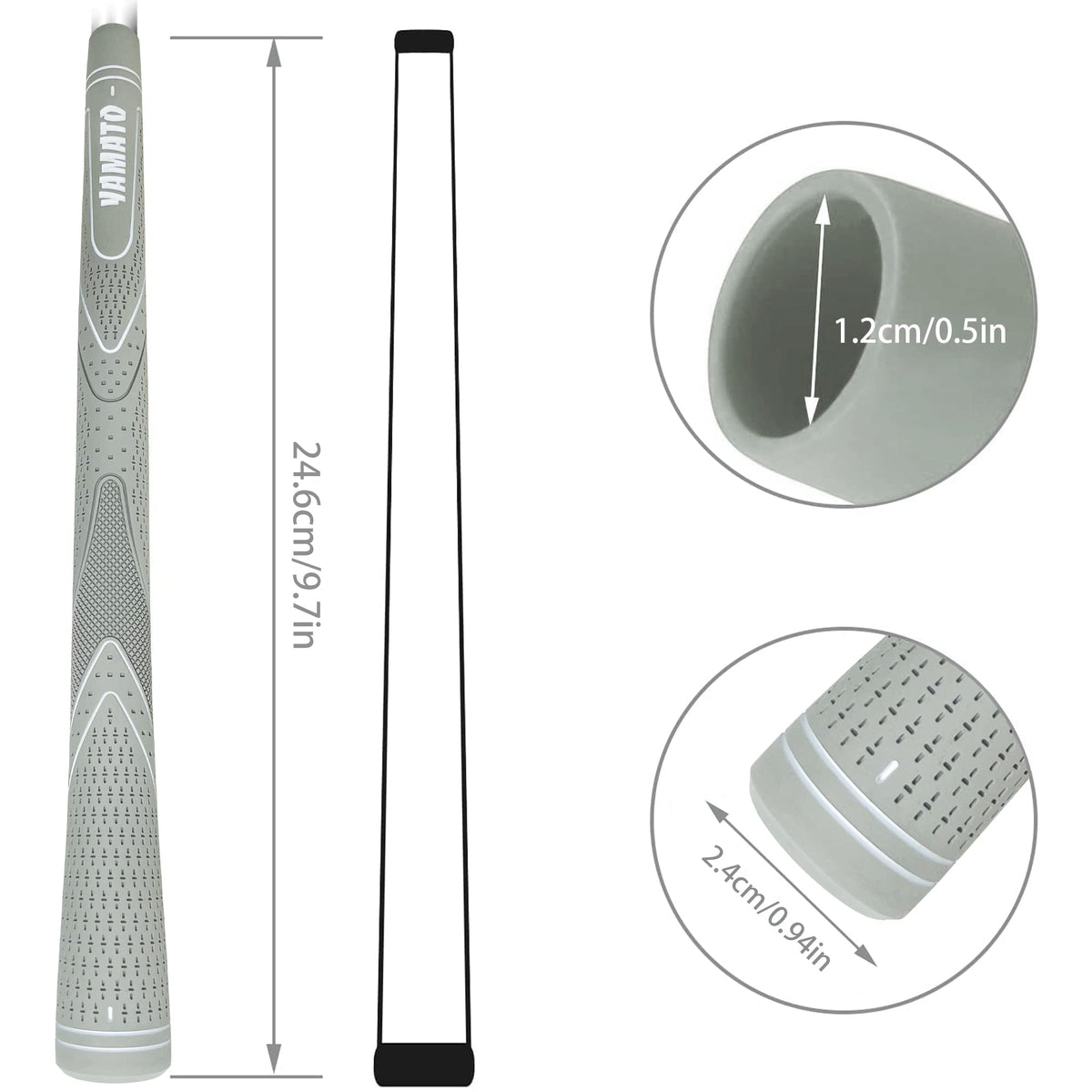 Yamato Junior Grips crafted from natural rubber for lasting durability.