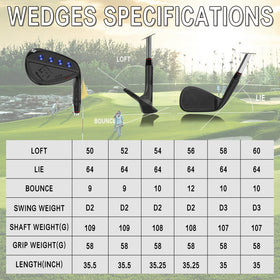 Yamato wedge set regular right-hand option for on-course versatility