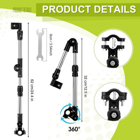 Yaocom metal wrench included for secure, easy clamp installation.