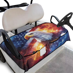 Yaosyuorus golf cart seat cover with eagle pattern for stylish protection