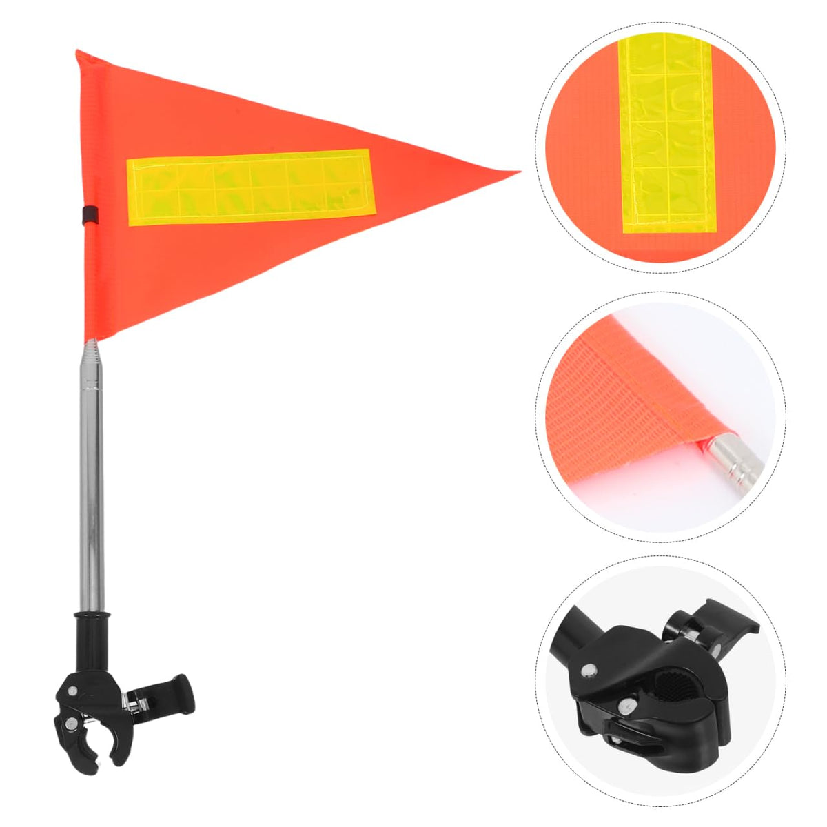 YARNOW wheelchair flag use increases visibility in crowded areas.