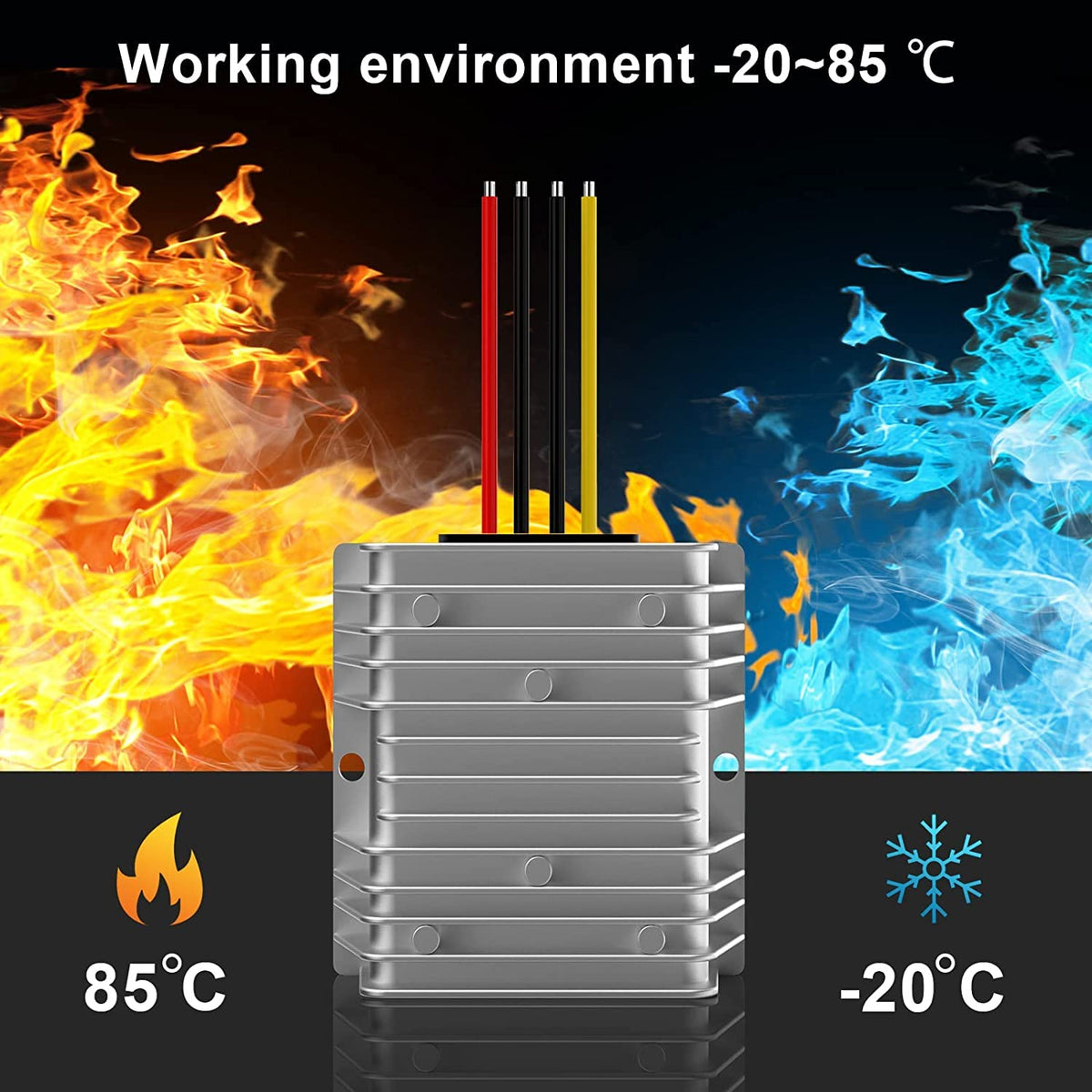 YAXIGE DC-DC converter inside circuit board reveals efficient power path