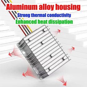 YAXIGE DC-DC converter side ports for easy wiring into 24V systems