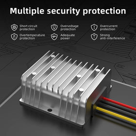 YAXIGE DC-DC converter top aluminum shell highlights outdoor durability