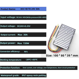 YAXIGE DC-DC converter waterproof seal demonstrates IP68 protection in harsh environments