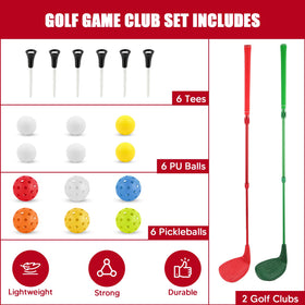 Yazzropt oversized forgiving head reduces mis-hits for easier play.