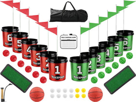 Yazzropt giant 3-in-1 set with buckets for backyard fun.
