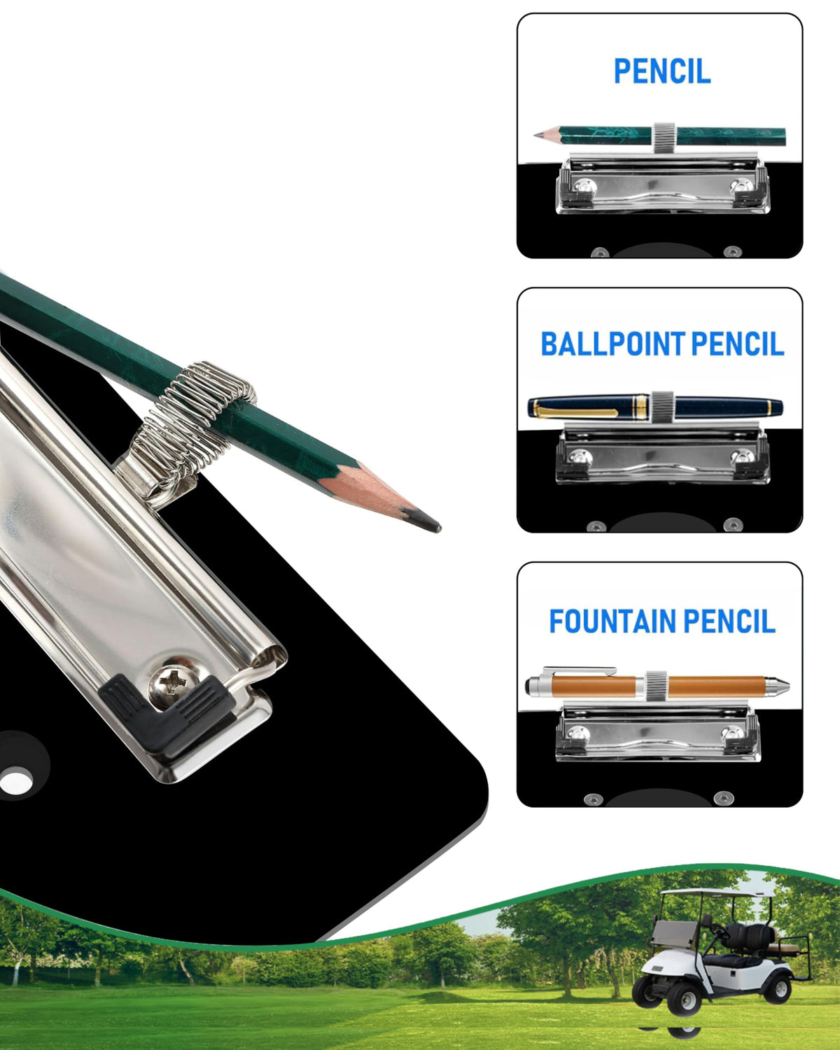 YEBOOCA Scorecard Holder pen holder accommodates various writing tools