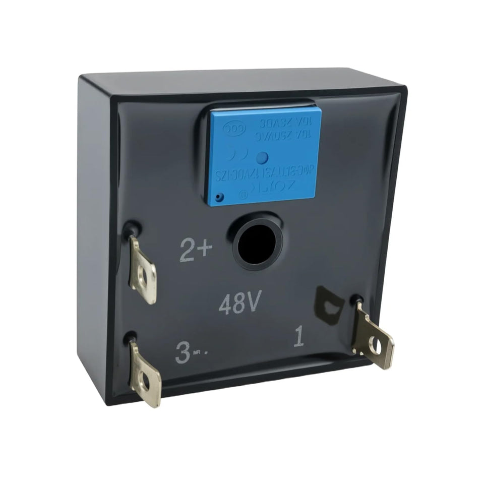 Yeeluzan brake light timer relay for 12V systems with versatile golf cart compatibility.