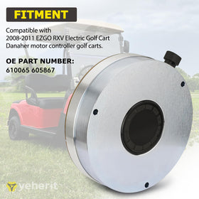 YEHERIT 610065 brake side view highlights durable alloy for reliable performance