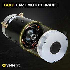 YEHERIT 610065 installation image demonstrates straightforward mounting on EZGO RXV