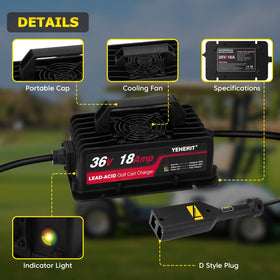 YEHERIT easy plug-and-go design for EZGO TXT compatibility