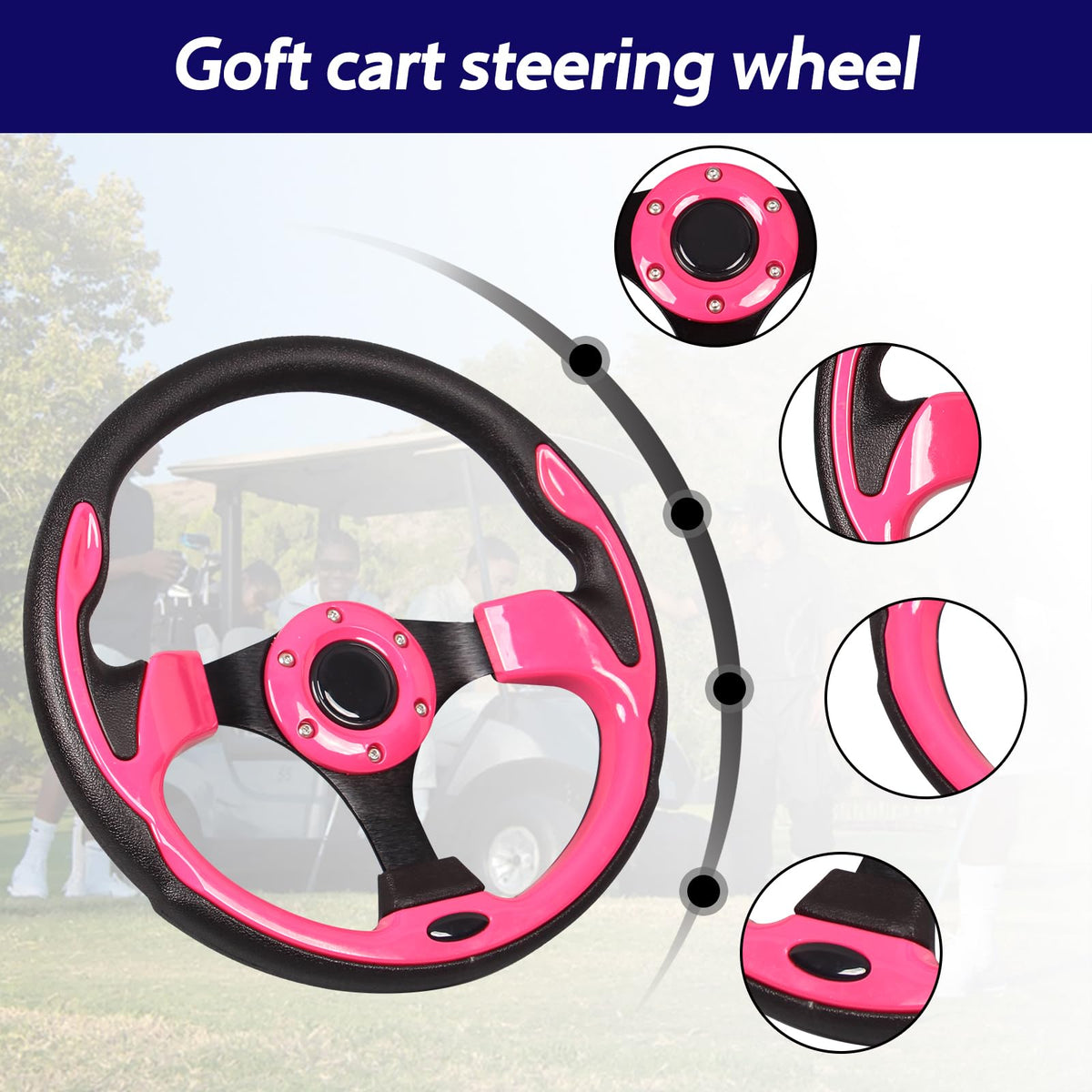 YEHICY black aluminum frame close-up with pink accents for durability and style.