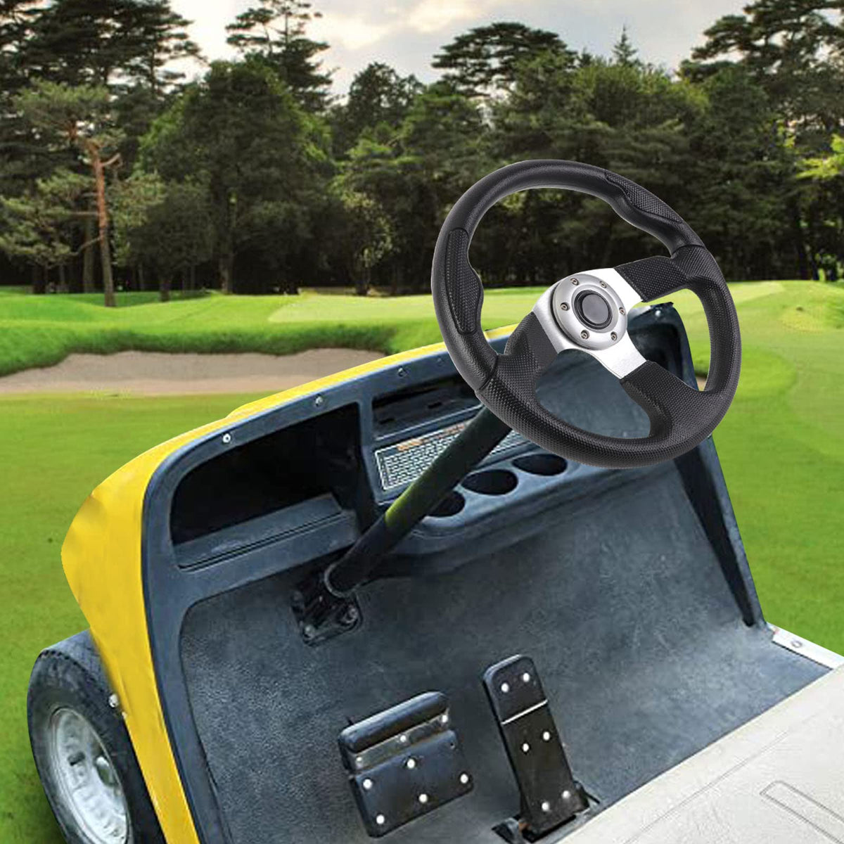 YEHICY wheel enables quick, tool-friendly setup on compatible golf carts