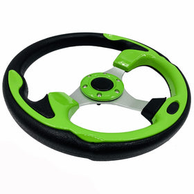 YEHICY EZGO RXV steering wheel with green grip for better control