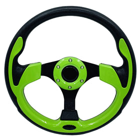 YEHICY green golf cart steering wheel ergonomic design for comfortable grip