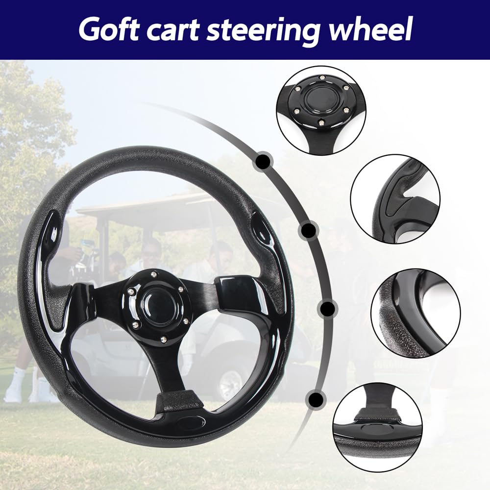 YEHICY 12.5-inch black wheel provides extra room and comfort