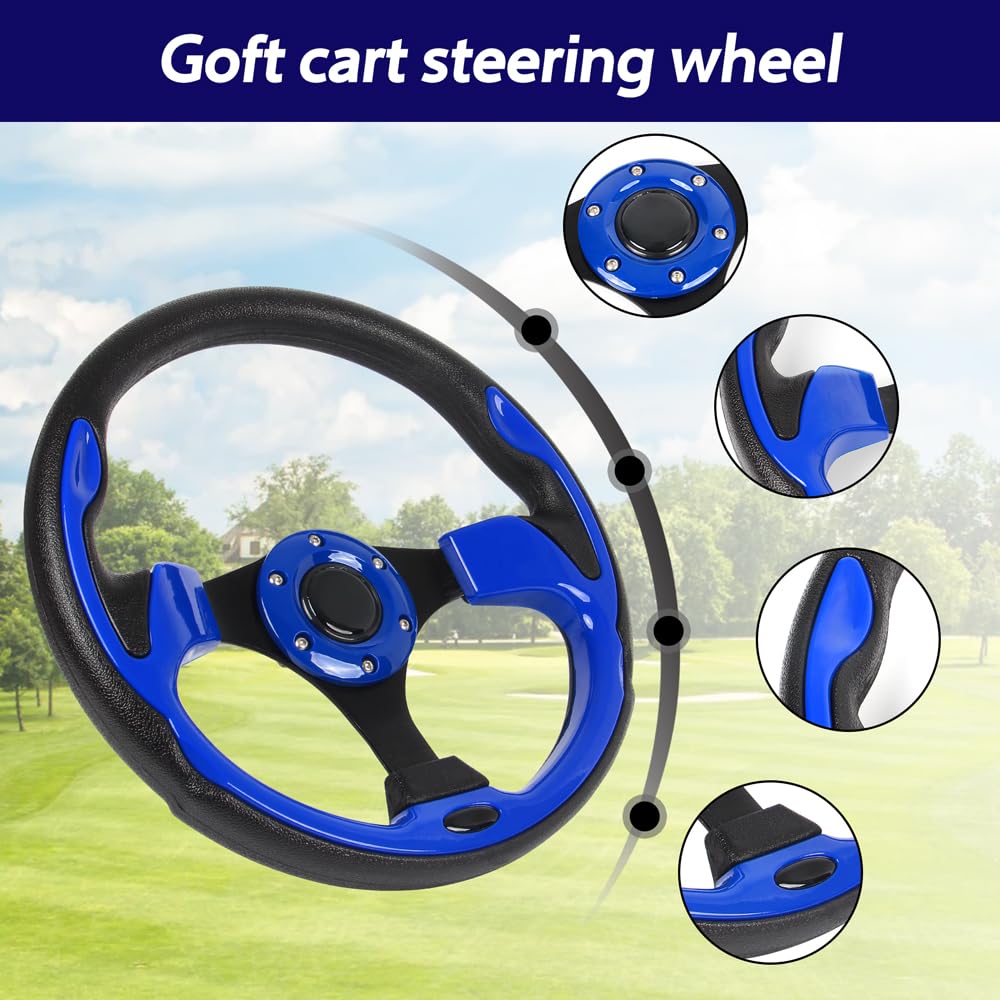 YEHICY 12.5-inch wheel with black aluminum spokes for smooth handling