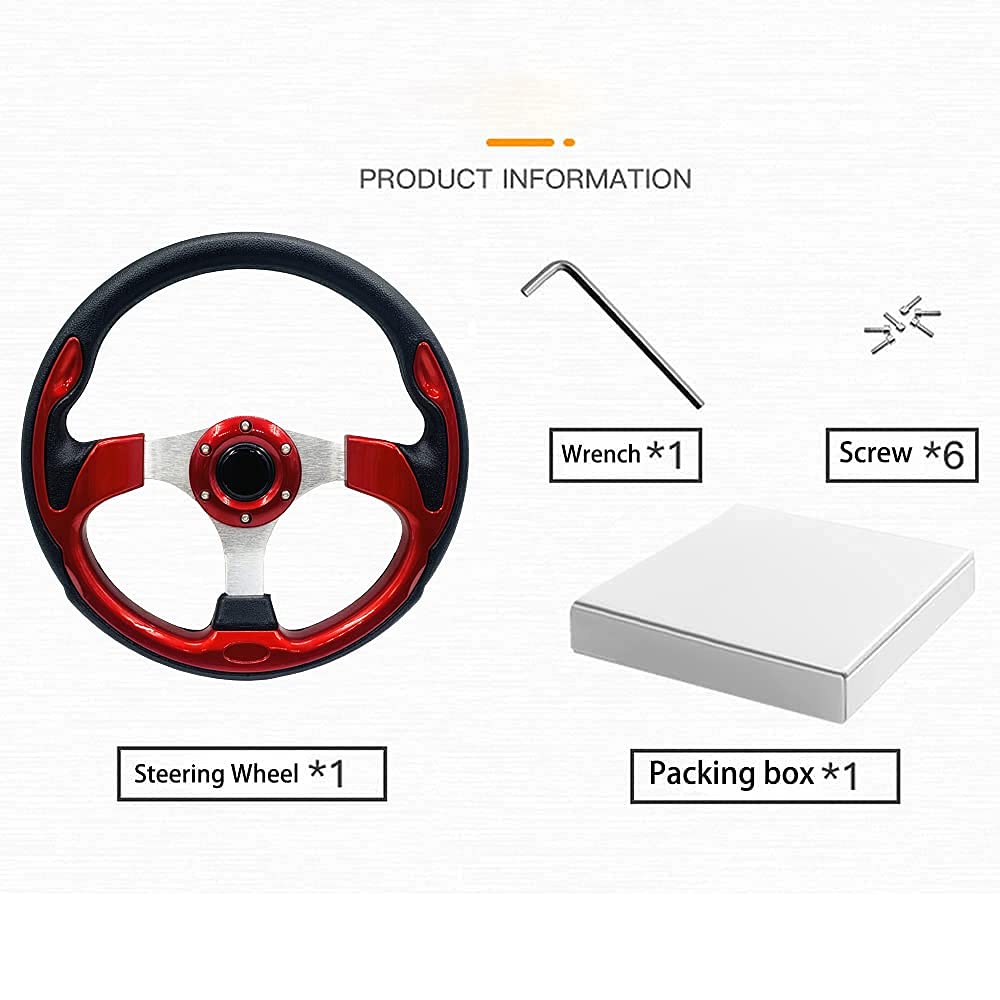 YEHICY wheel on EZGO TXT/RXV and Club Car view emphasizes universal compatibility