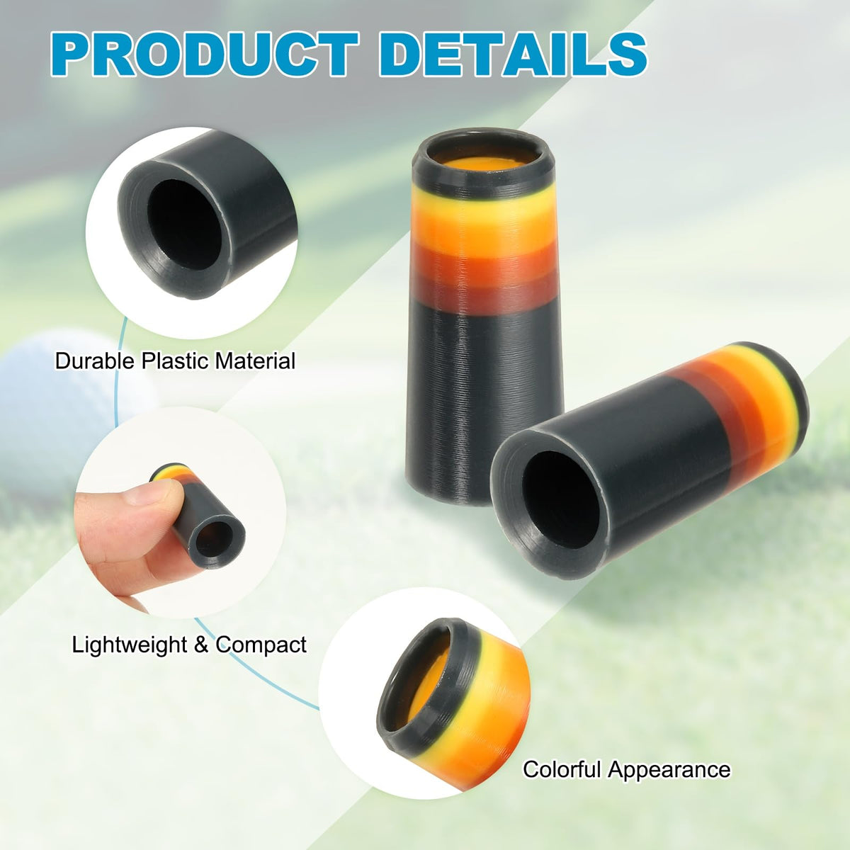 YELARXI orange ferrule pack highlights replacement options and style.