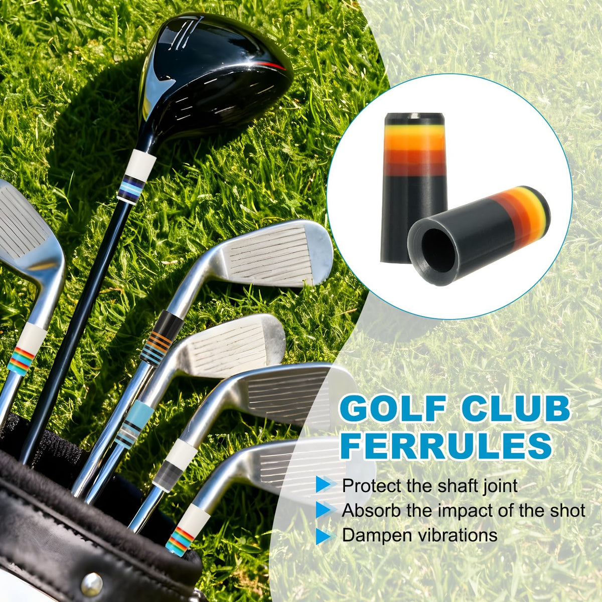 YELARXI ferrule shows shaft-joint protection during swings.