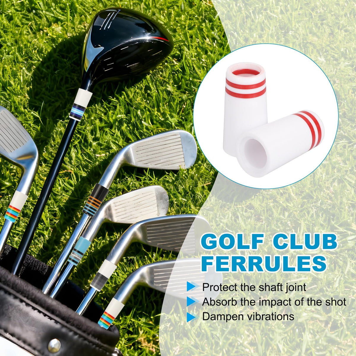YELARXI ferrules durability image emphasizes abrasion resistance.