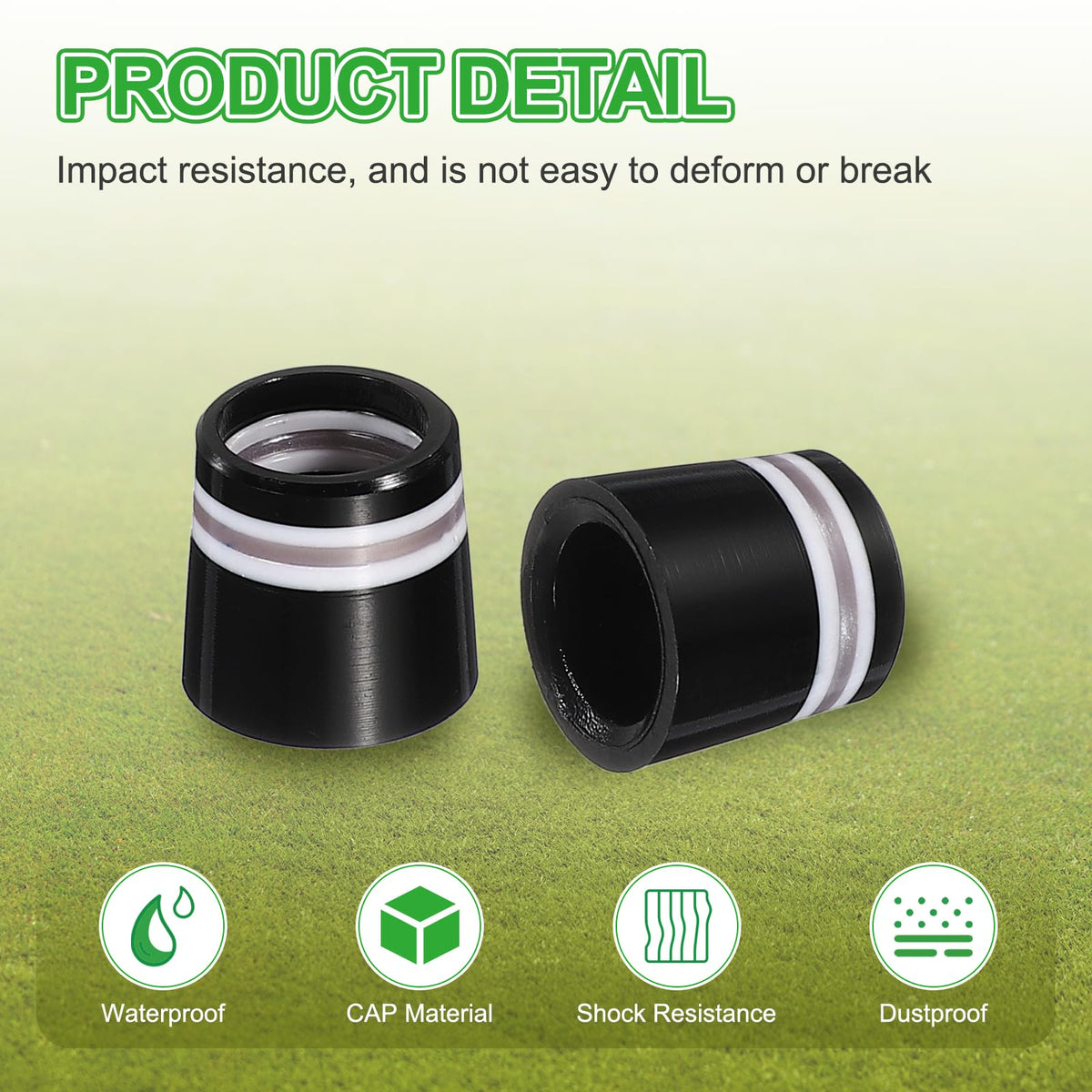 YELARXI ferrules use a durable cap material for longevity.
