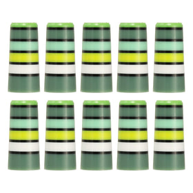 YELARXI golf ferrules green pack 10 protecting shaft joints with zero added weight