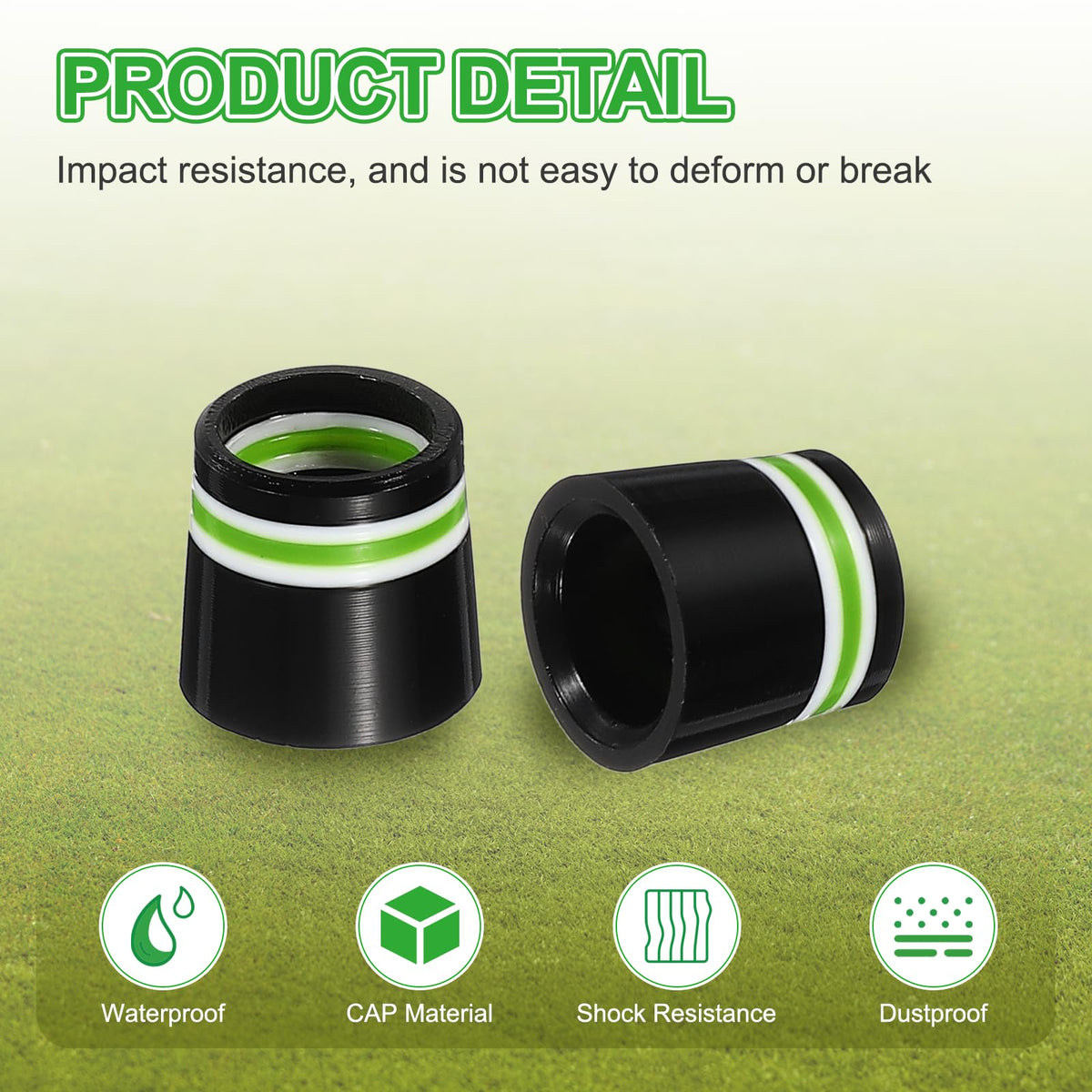 YELARXI shaft-tip protection seal helps keep out moisture.