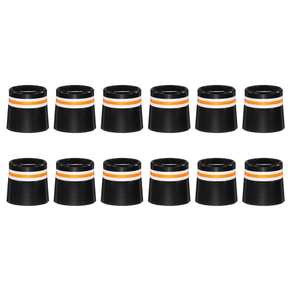 YELARXI orange tapered-tip ferrules protect shaft tips and prevent moisture ingress.
