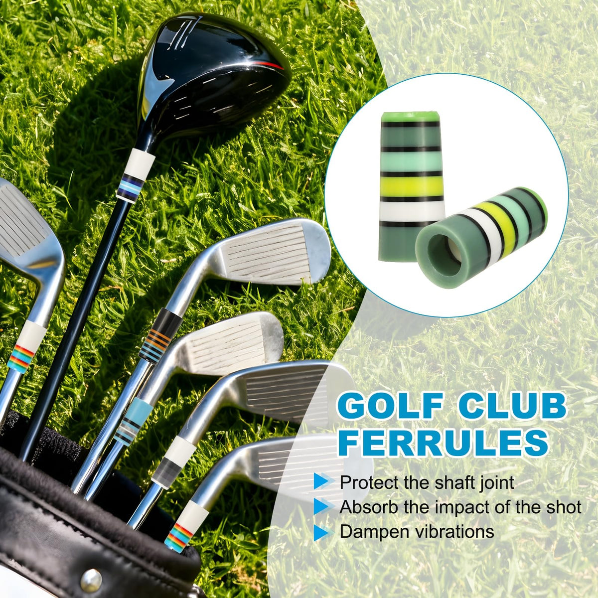 YELARXI ferrules tool-free installation for quick club maintenance