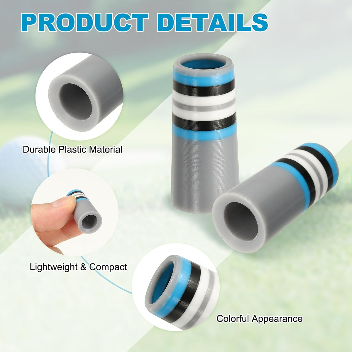 YELARXI white ferrule pack restoring look with professional appearance