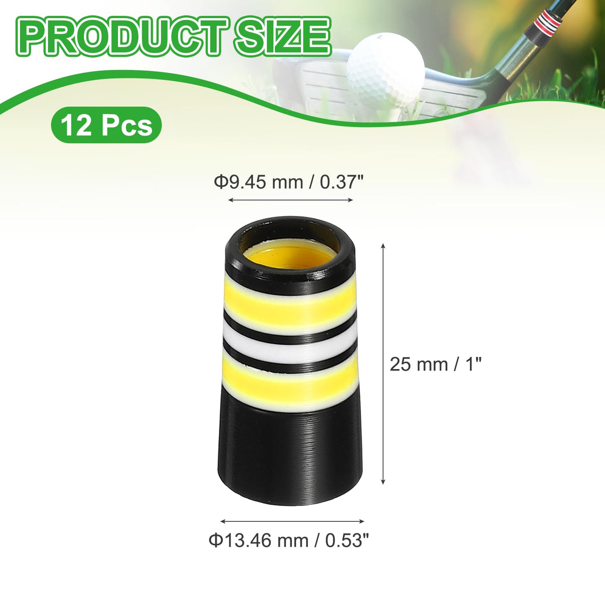 Yellow YELARXI ferrules for easy visibility during maintenance