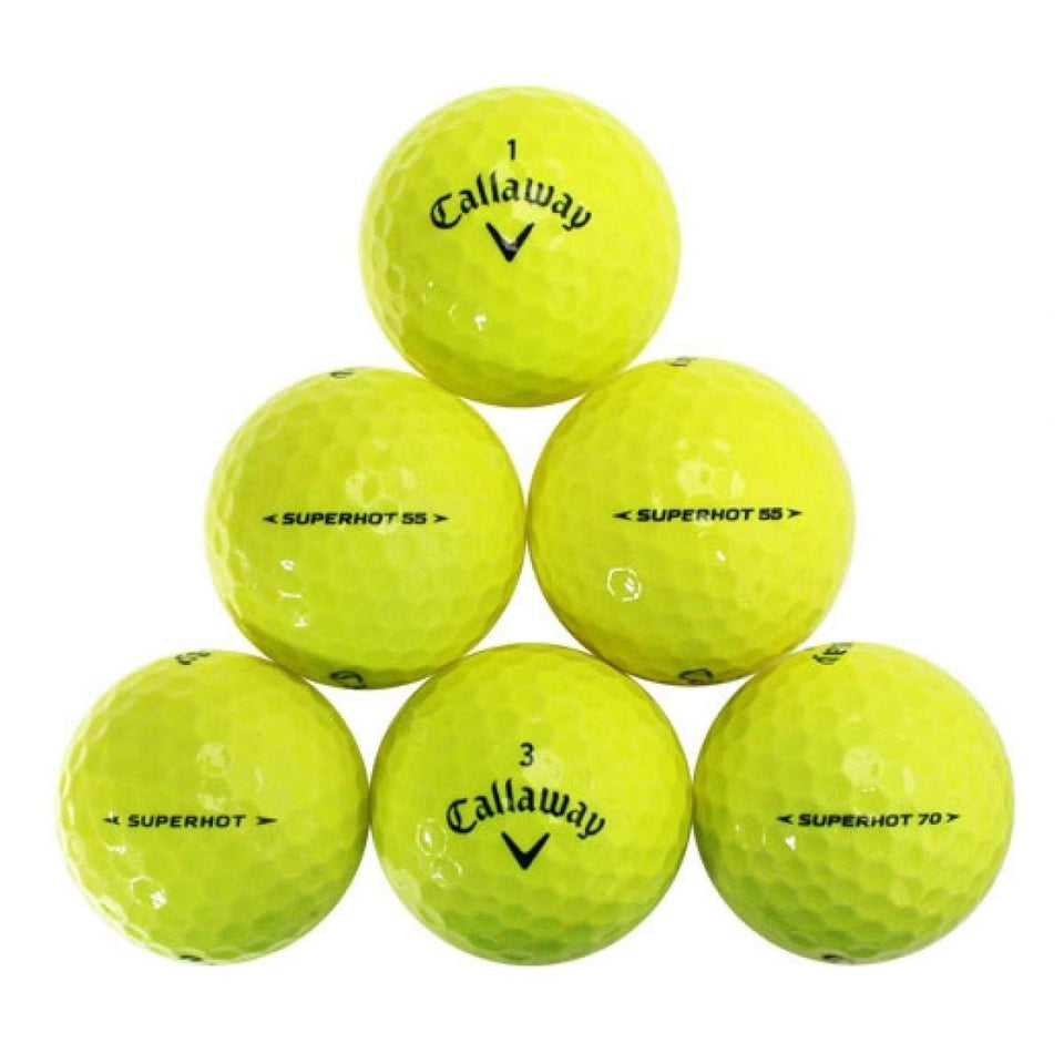 Yellow Dog premium mix golf balls 96-pack ready for practice and rounds
