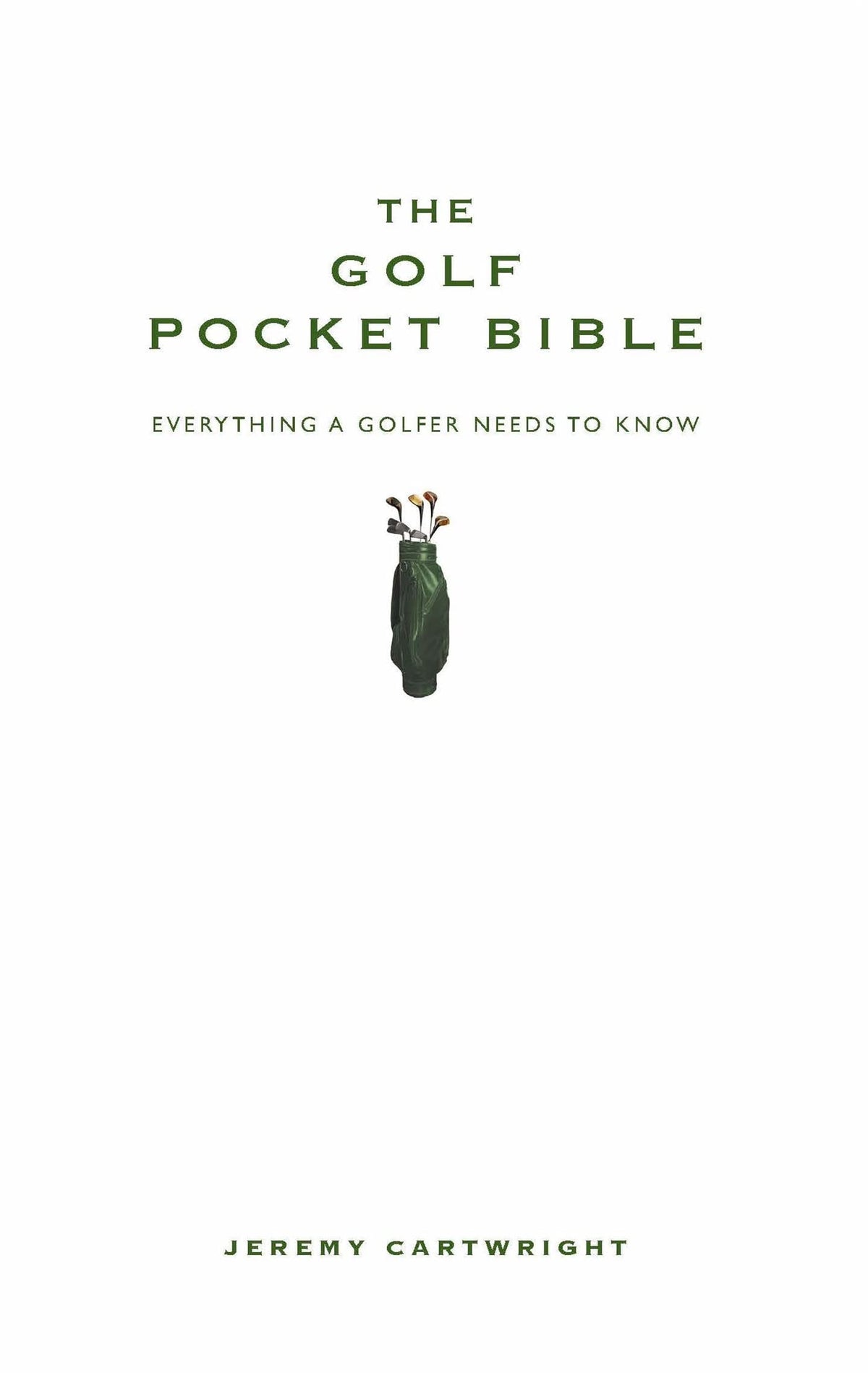Yellow Kite Golf Pocket Bible hardback cover, an elegant gift with gold spine embossing for golf aficionados.
