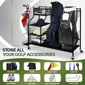 Yes4All wheeled storage cart moves smoothly with locks.