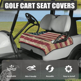 Yewattles 50 x 30.9-inch seat cover fits most two-seat carts securely.