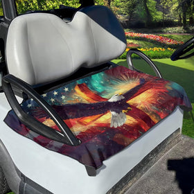 Yewattles beach cart seat cover for 2-seat universal fit protects seats on sunny days
