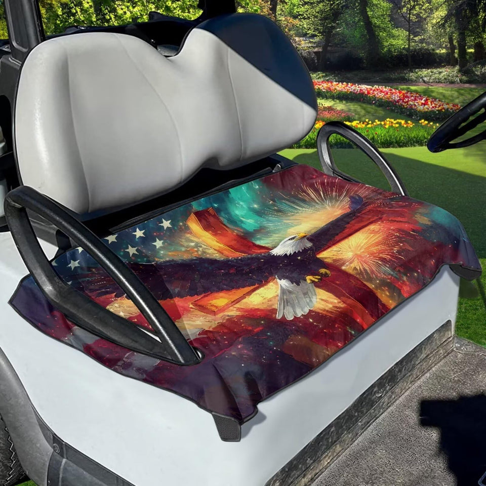 Yewattles beach cart seat cover for 2-seat universal fit protects seats on sunny days