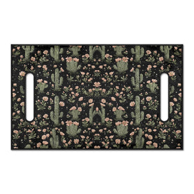 Yewattles cactus-printed seat cover easy installation on side-arm golf carts.