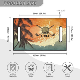 Yewattles easy-store seat cover demonstrates compact storage and machine washable convenience.