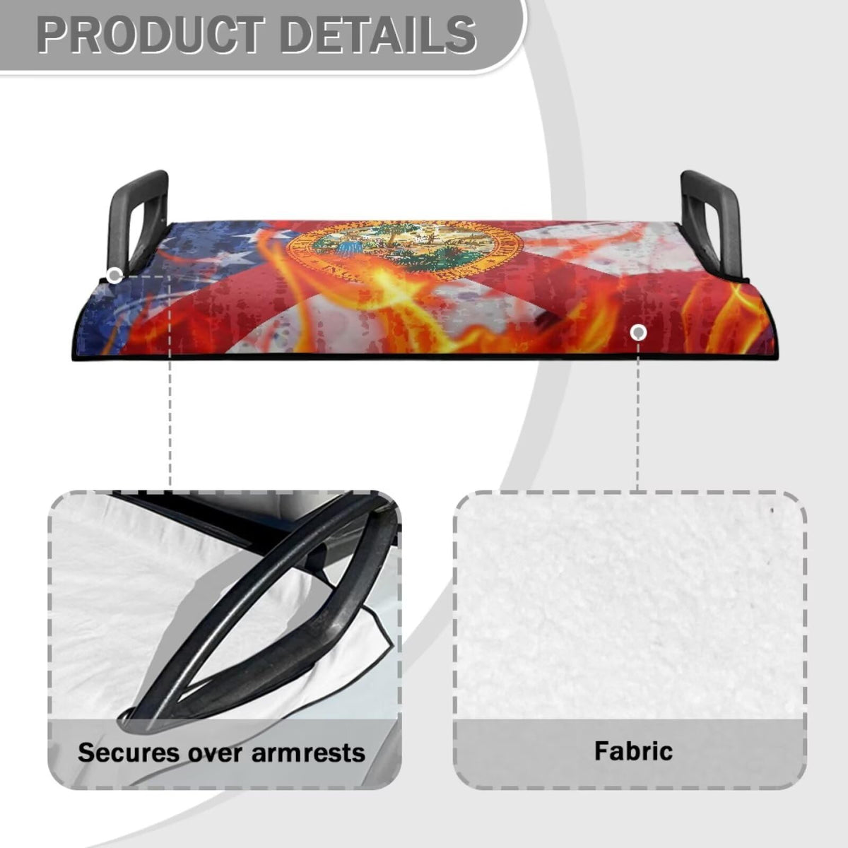 Yewattles golf cart seat cover marble pattern blends modern look with protection