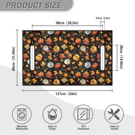 Yewattles tropical flower pattern blanket protects interior while adding style.