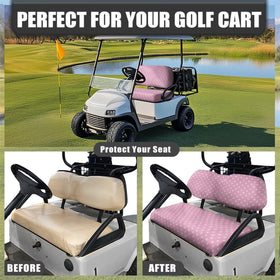 Yewattles breathable polyester golf seat cover enhances comfort.